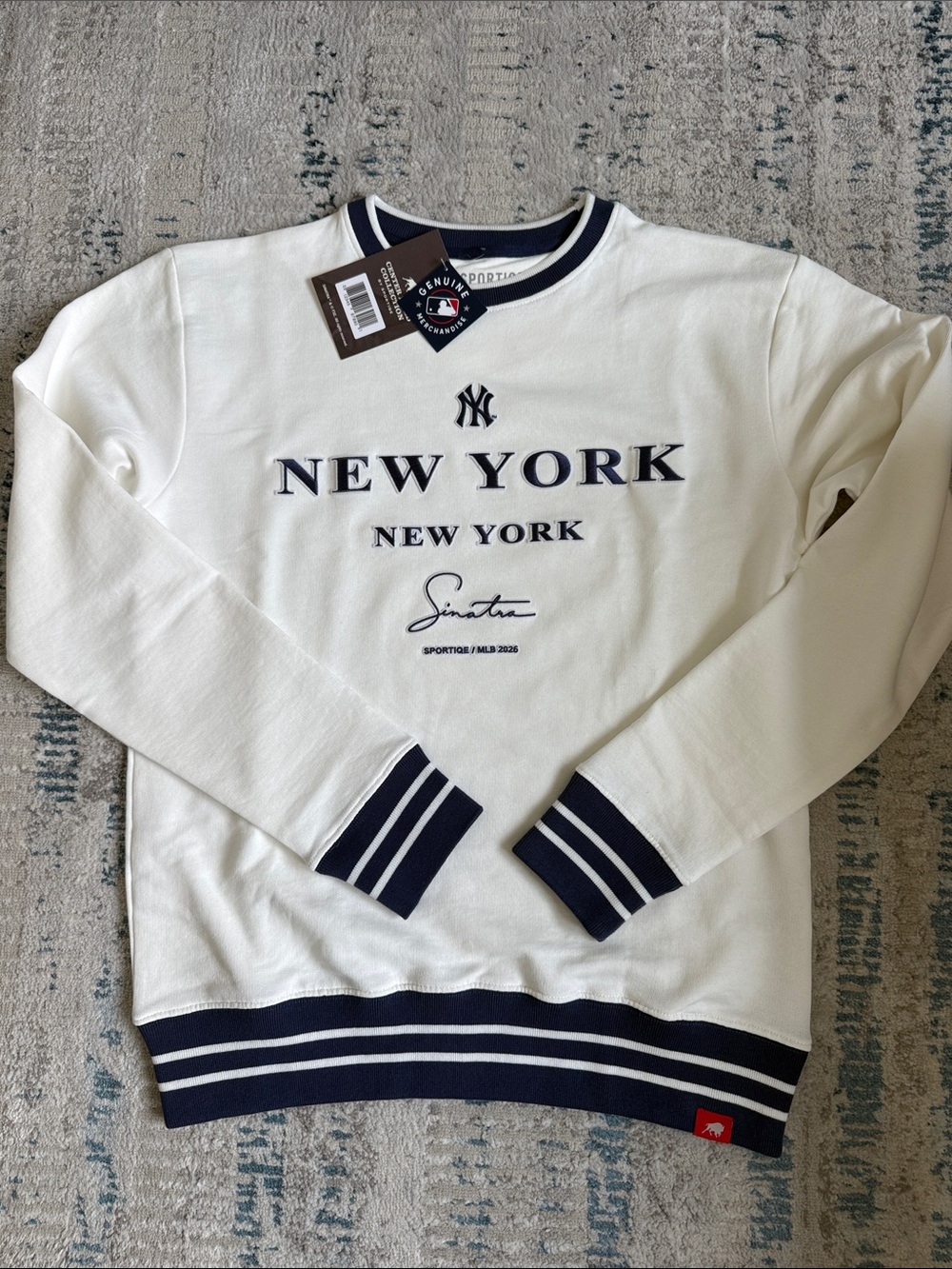 FRANK SINATRA x YANKEES ELLINGTON CREWNECK size medium